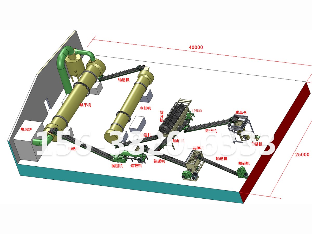 新型有機肥造粒濕法工藝